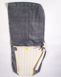Original seat cover set for front R seat in blue denim leatherette (1 round angle) Dyane Citroën 2CV