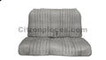 Original seat cover set for rear bench in blue denim leatherette Dyane Citroën 2CV