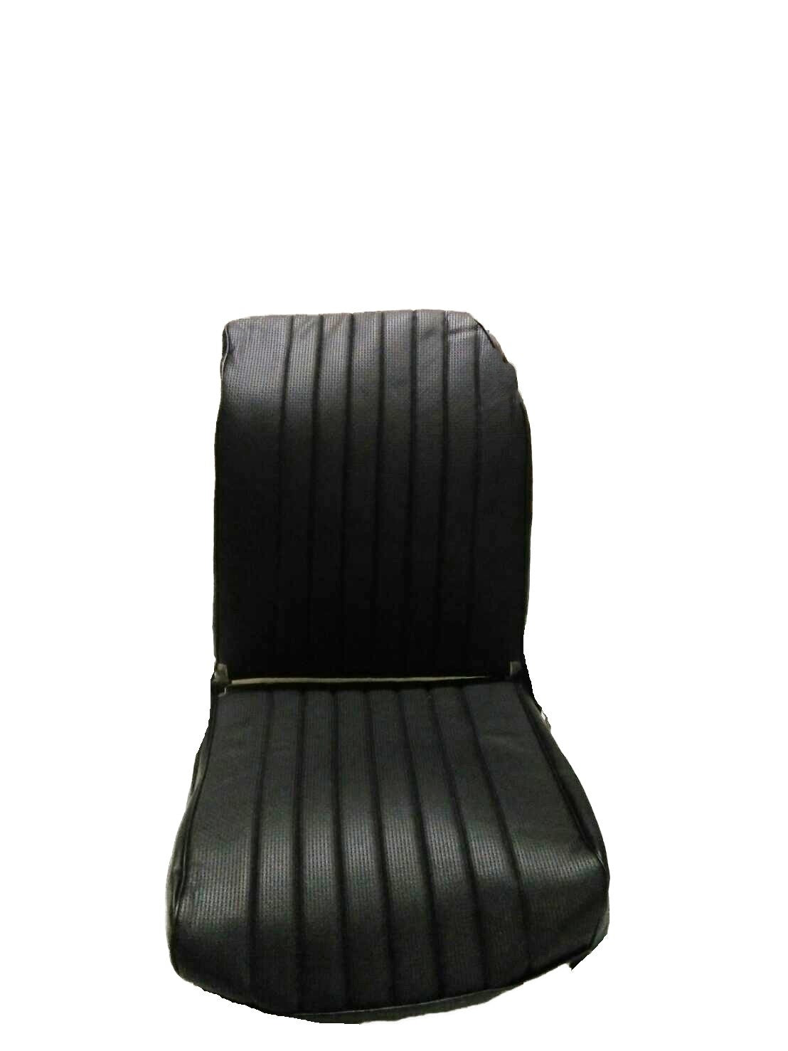 Original Sitzbezug-Set für Vordersitz L aus schwarzem Kunstleder (1 runder Winkel) Dyane Citroën 2CV