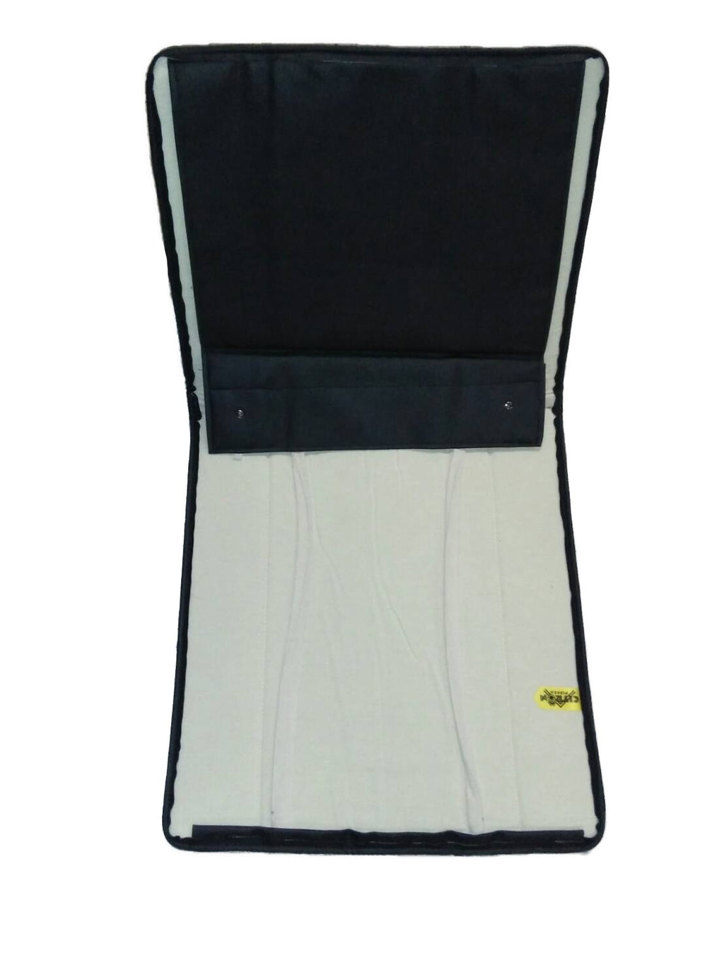 Original seat cover set for front seat in black leatherette years '50 '60 Citroën 2CV