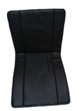 Original seat cover set for front seat in black leatherette years '50 '60 Citroën 2CV