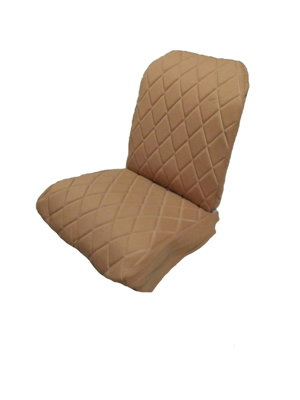Original seat cover set for front R seat (2 round angles) in gold color cloth Charleston Citroën 2CV