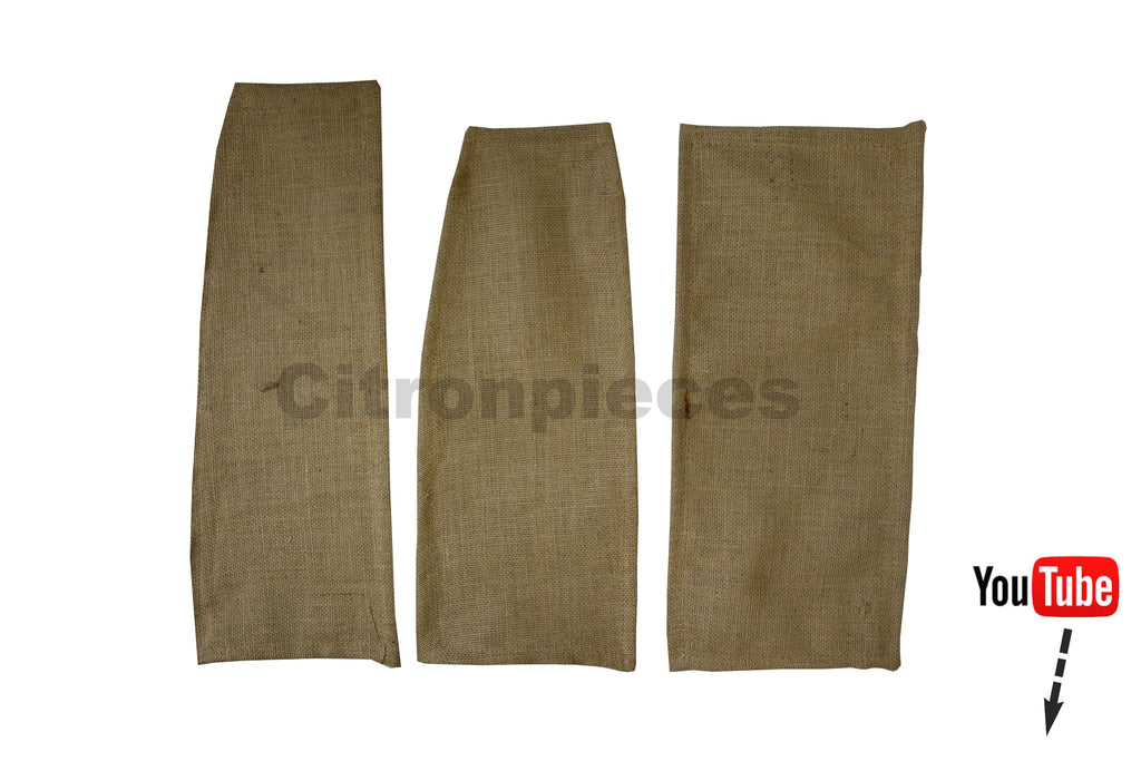 341.232.100: Base for re-doing a single seat, 1 round corner or 2 round corners, Citroën 2CV