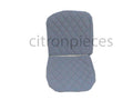 Original seat cover set for front R seat (2 round angles) in gray cloth Charleston Citroën 2CV