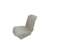Original seat cover set for front L seat (2 round angles) in gray cloth Charleston Citroën 2CV