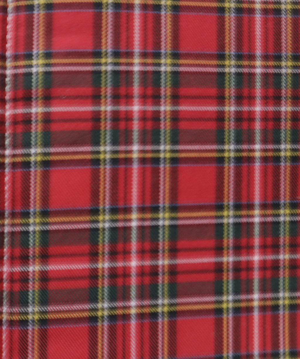 Seat cover for 2CV, old type, Scottish design red. <——48cm ——>