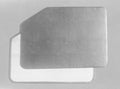 Set of 2 door panels in black leatherette (for Fourgonette/van"porte suicide") Citroën 2CV