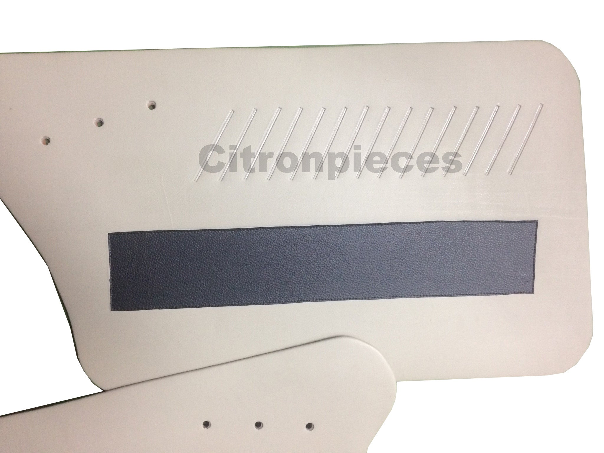 Set of 4 door panels in white with black - Ami 6
