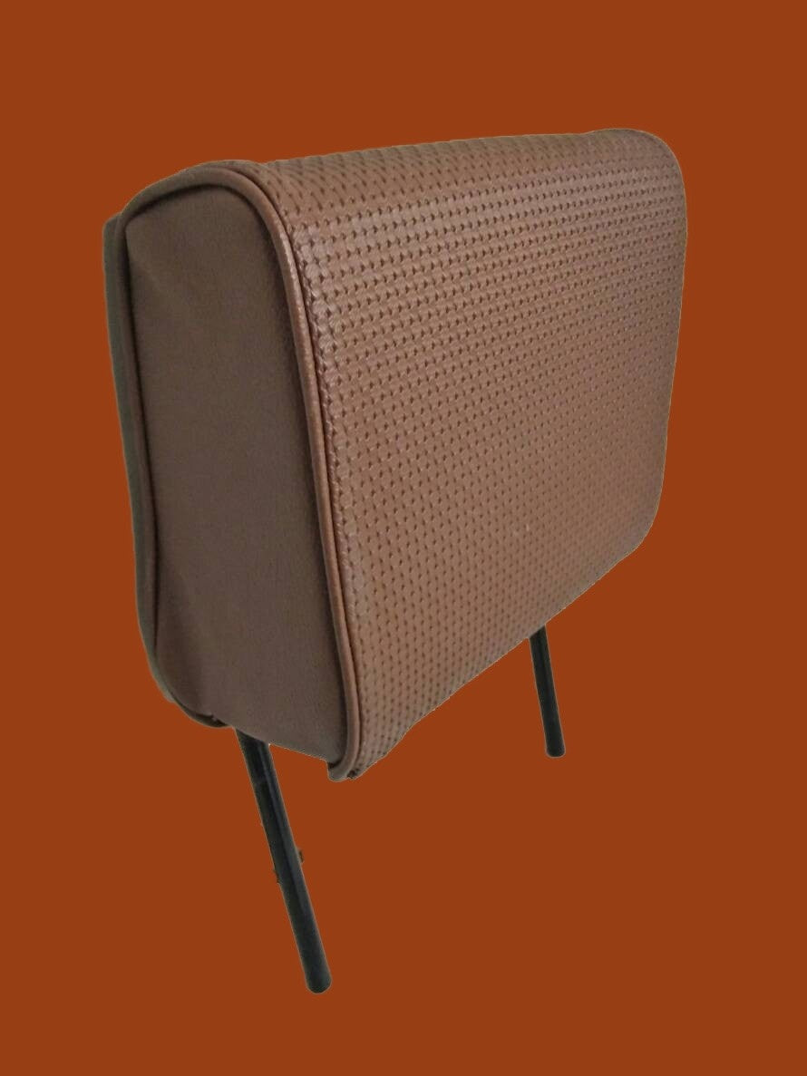 Head rest with brown leatherette trimming Dyane/Ami6 Citroën 2CV
