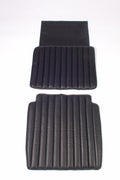 Original seat cover set for front seat in black leatherette between model Citroën HY