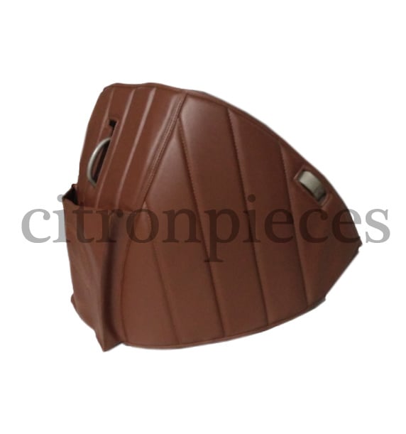 Sound proofing cover recovering the motor separation unit brown leatherette Citroën HY