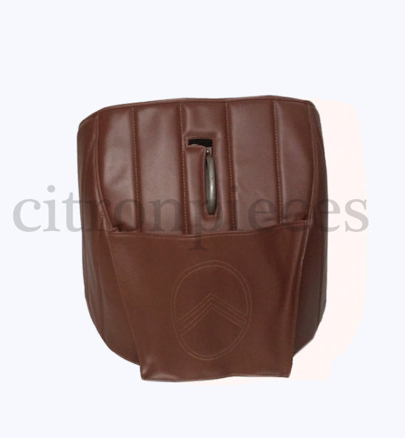Sound proofing cover recovering the motor separation unit brown leatherette Citroën HY