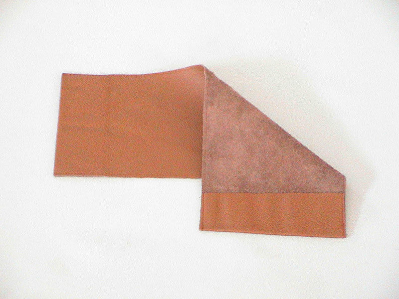Umschlag aus hellbraunem Leder für Bedienungsanleitung (145 x 190) Citroën Accessoire