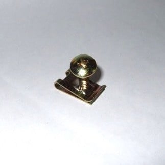Blechschraube mit großem Kopf, gelb verzinkt, Durchmesser 45 mm, Länge 20 mm, Verkaufseinheit 10 Stück