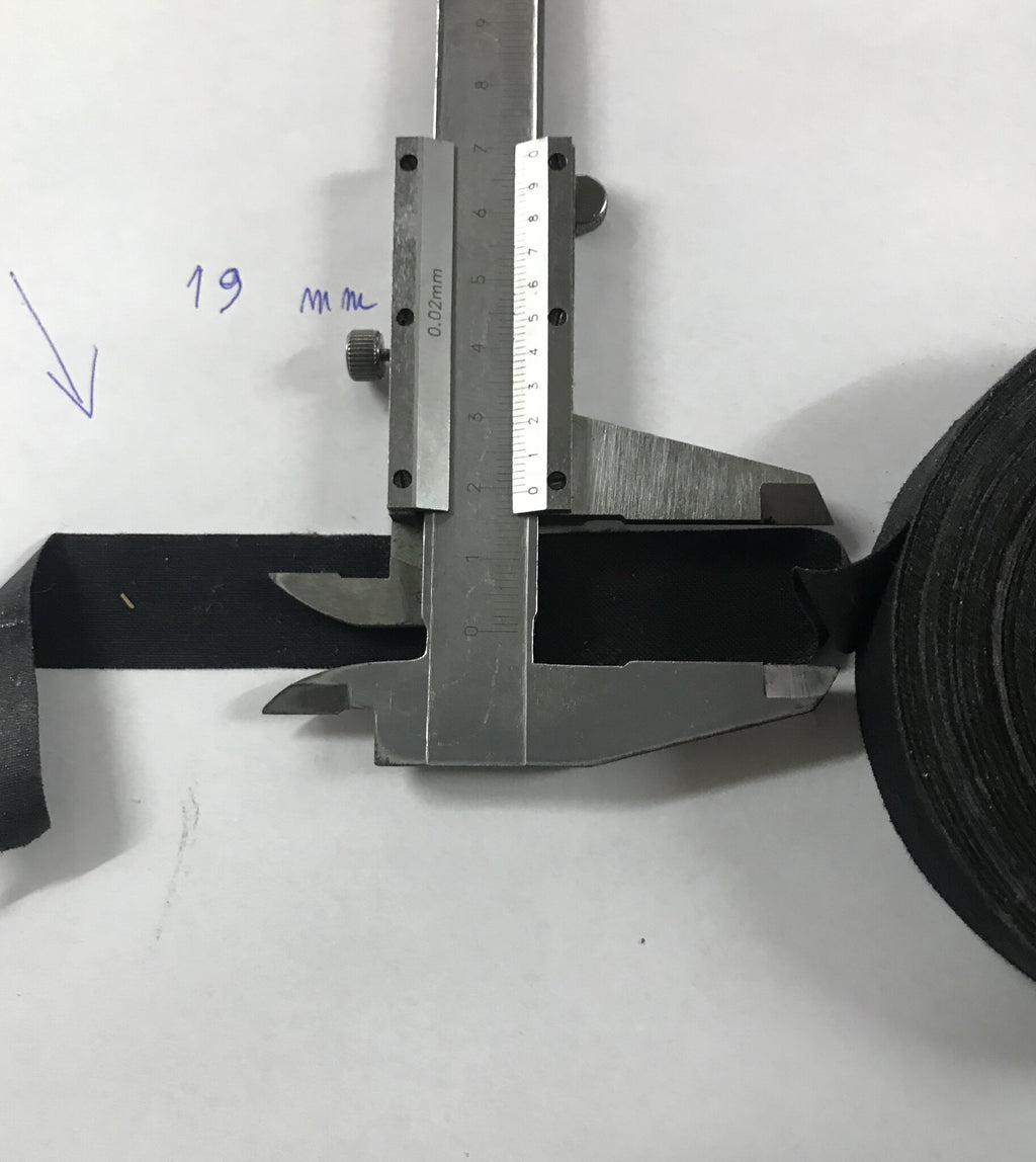 Gewebeklebeband (schwarz) zur Reparatur von Elektrokabeln [25M]