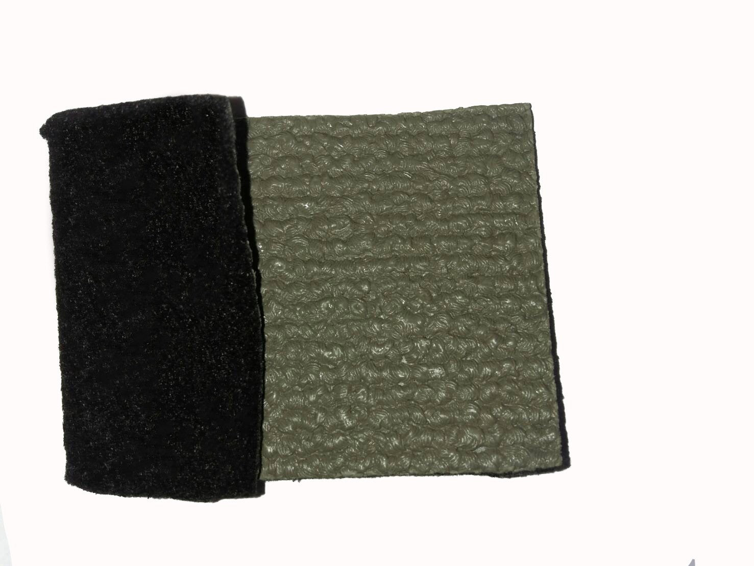 Floor cover light gray leatherette (price per meter width = 140 M)