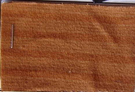 Stoff OHNE SCHAUM goldfarben gestreift Pallas (Preis pro Meter Breite +/- 150 M)