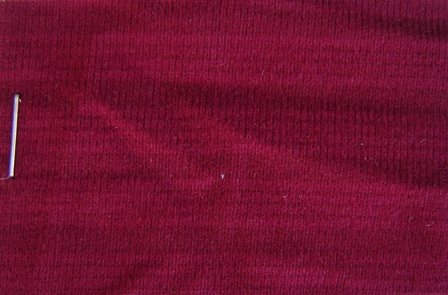 Stoff rot OHNE SCHAUM gestreift Pallas (Preis pro Meter Breite +/- 150 M)
