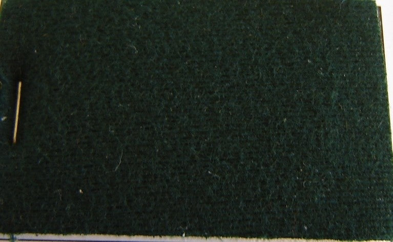 Green cloth + 3 mm of foam (price per meter width +/- 150 M)