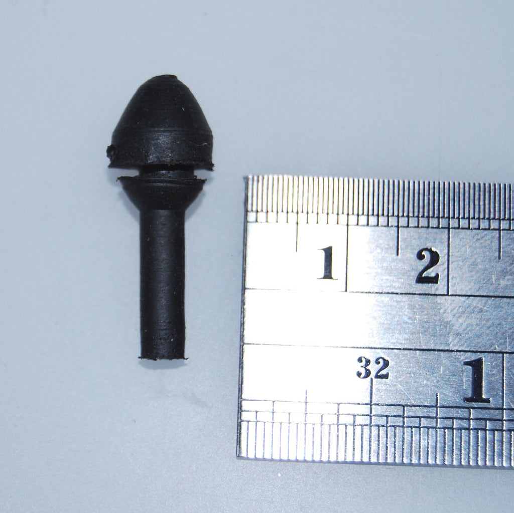 Rubber buffer height 8 mm diameter hole 5 mm