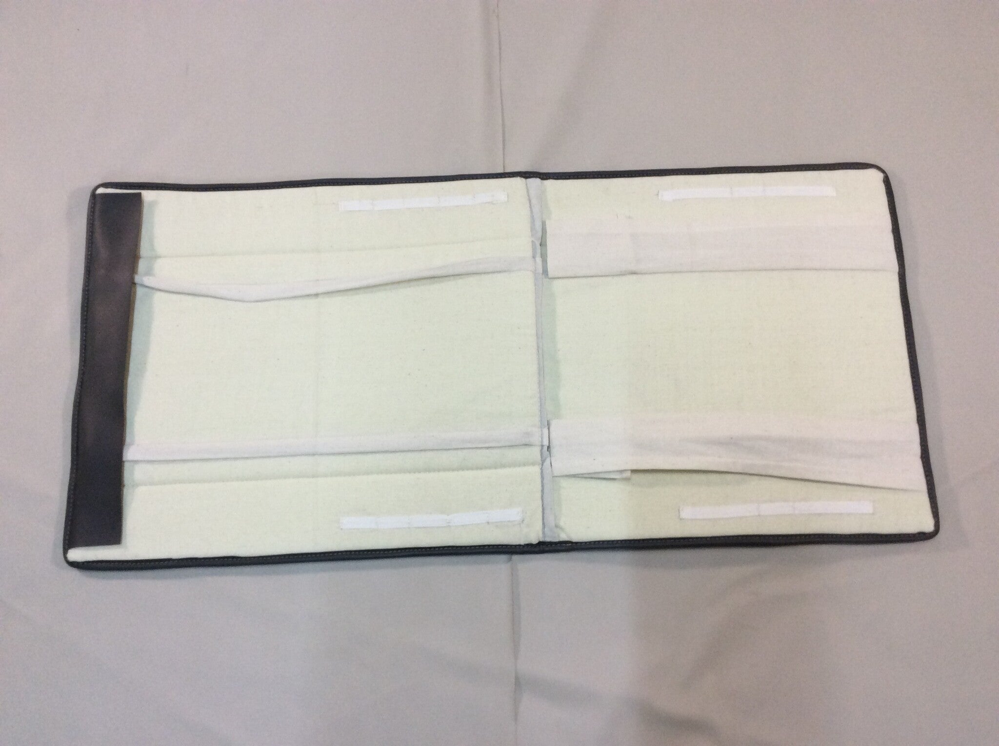 Original seat cover set for seat in green striped cloth (Exact Copie of the Original Cloth!) years '50 '60 Citroën 2CV