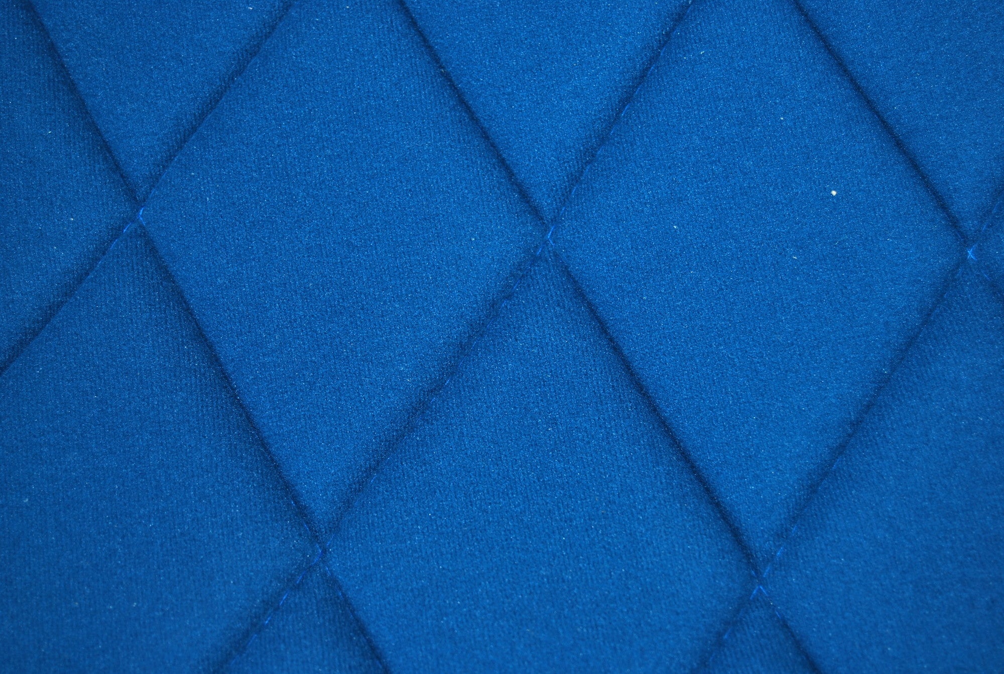 Seat cover set for front R seat (2 round angles) in blue cloth Charleston Citroën 2CV