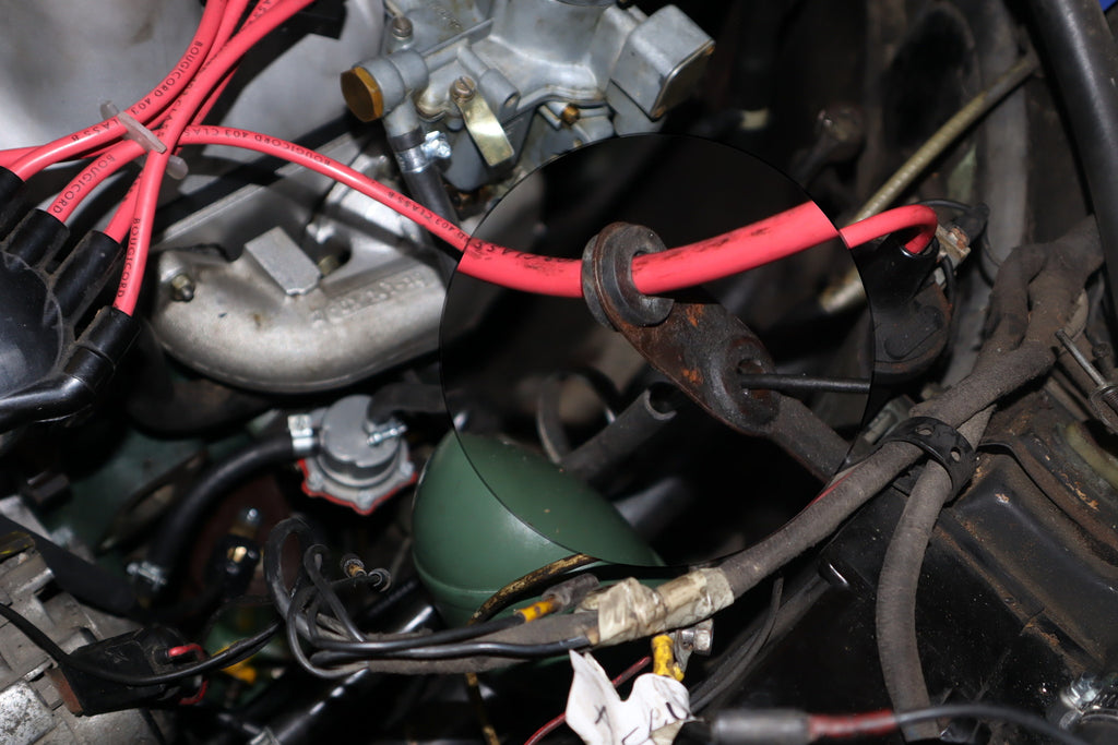 Rubber grommet for the tank of the Windscreen washer installation / rubber for spark plug cable to ignition coil, Citroën ID/DS./SM Citroën