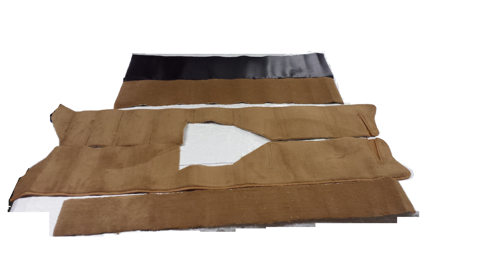 Full carpet set including foam brown Citroën ID/DS