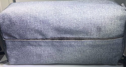 Central armrest bleu demin pvc for Dyane Ami Visa etc Citroën 2CV