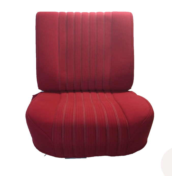 Front seat half mounted pallas 70-73 red cloth Citroën ID/DS