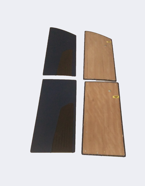 Door card set blue cloth (flat foruperpecial) Citroën ID/DS