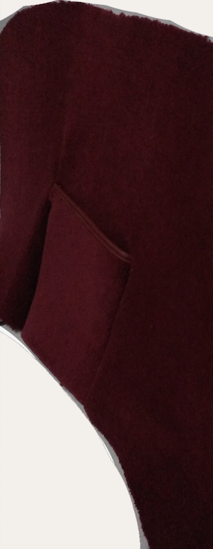 Full carpet set including foam red Citroën ID/DS