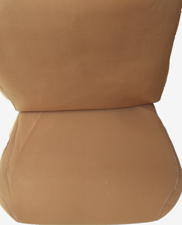 Front seat cover old model ocher cloth Citroën ID/DS
