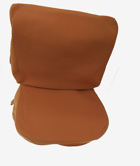 Front seat cover old model ocher cloth Citroën ID/DS