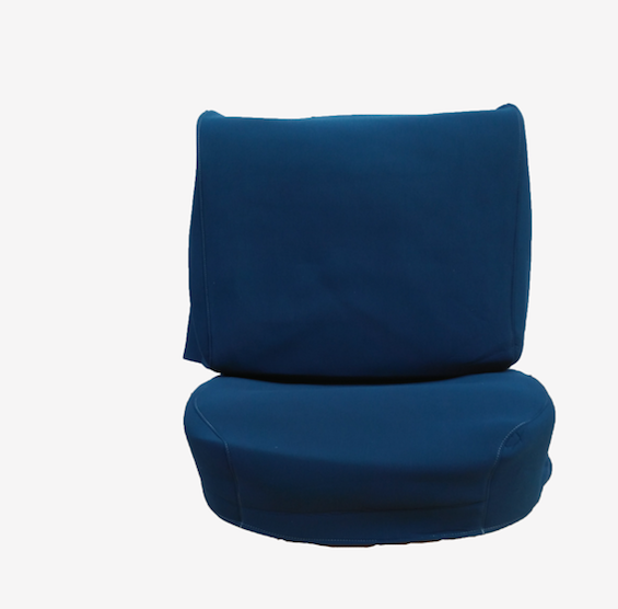 Front seat cover old model blue cloth Citroën ID/DS