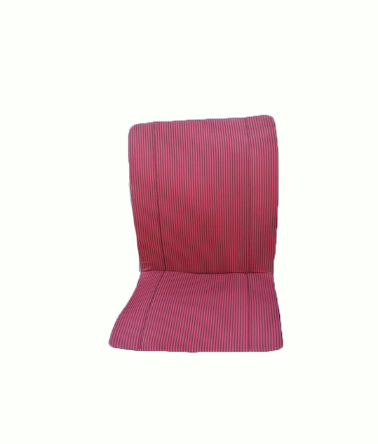 Original Sitzbezug-Set für Sitze aus rot gestreiftem Stoff (Exakte Kopie des Originalstoffes!) Jahre 50er 60er Citroën 2CV