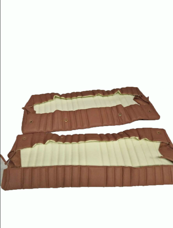 Rear bench cover light brown leather safari Citroën ID/DS
