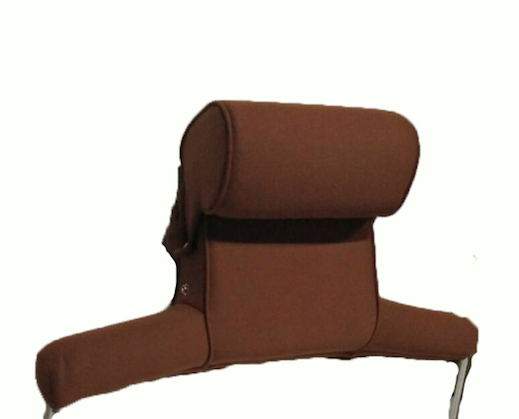 Head rest with caramel trimming wide model 2 pieces Citroën ID/DS