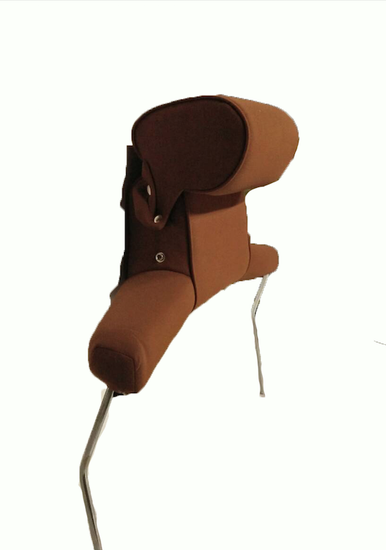 Head rest with caramel trimming wide model 2 pieces Citroën ID/DS