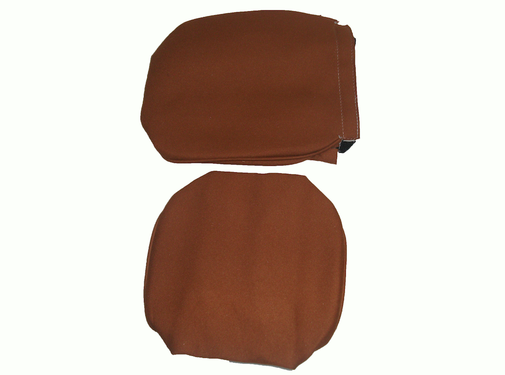 Head rest cover with caramel trimming narrow model 2 pieces Citroën ID/DS