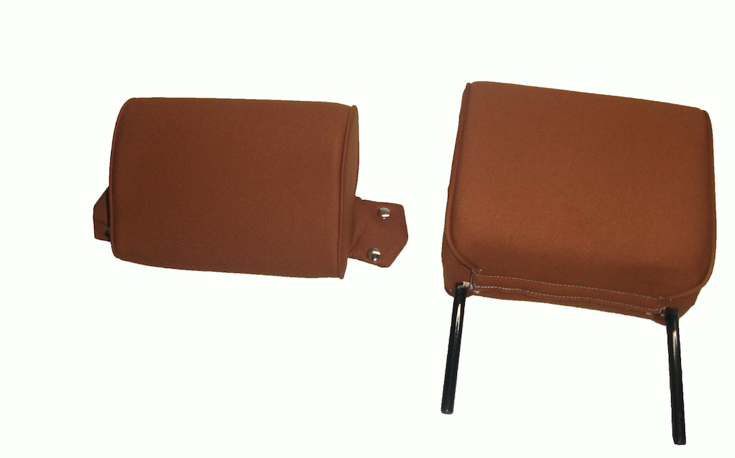 Head rest with caramel trimming narrow model 2 pieces Citroën ID/DS