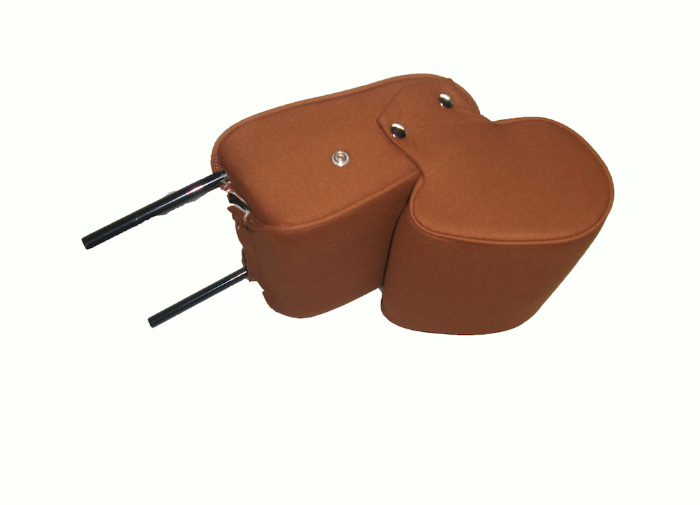 Head rest with caramel trimming narrow model 2 pieces Citroën ID/DS