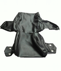 Head rest cover with black leatherette trimming wide model 2 pieces Citroën ID/DS