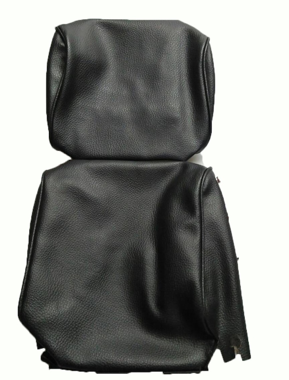 Head rest cover with black leatherette trimming narrow model 2 pieces Citroën ID/DS