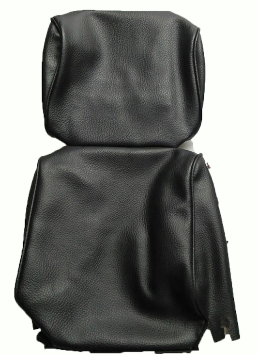Head rest cover with black leatherette trimming narrow model 2 pieces Citroën ID/DS