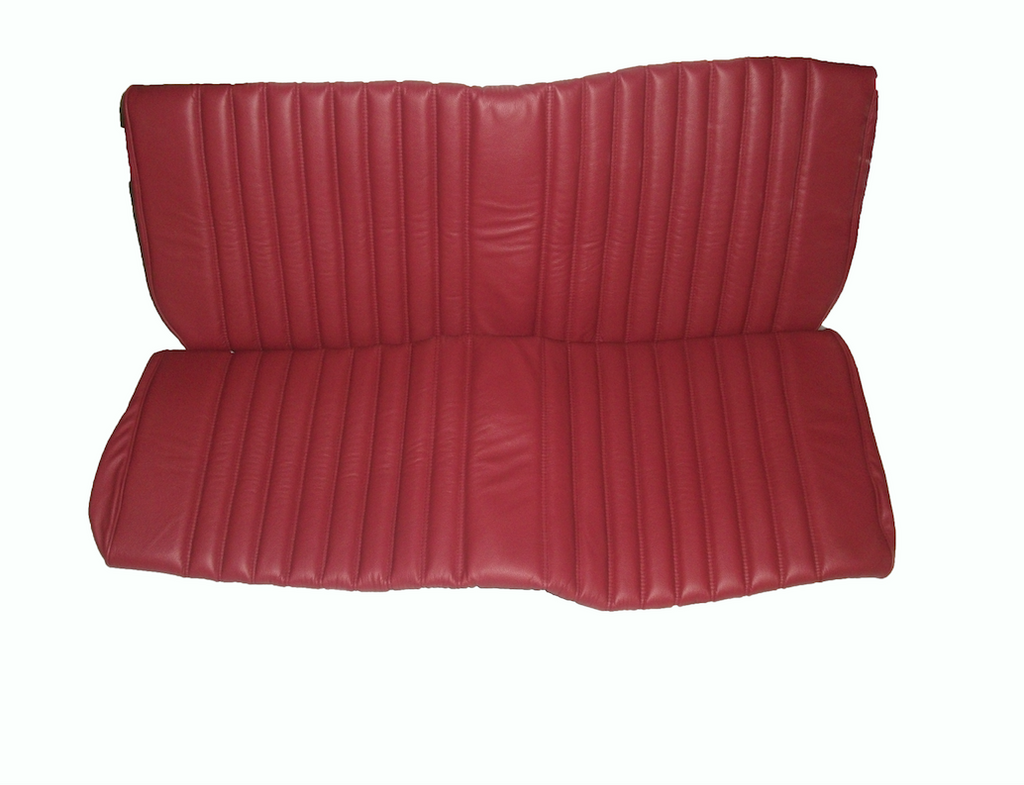 Rear bench cover red leather safari Citroën ID/DS