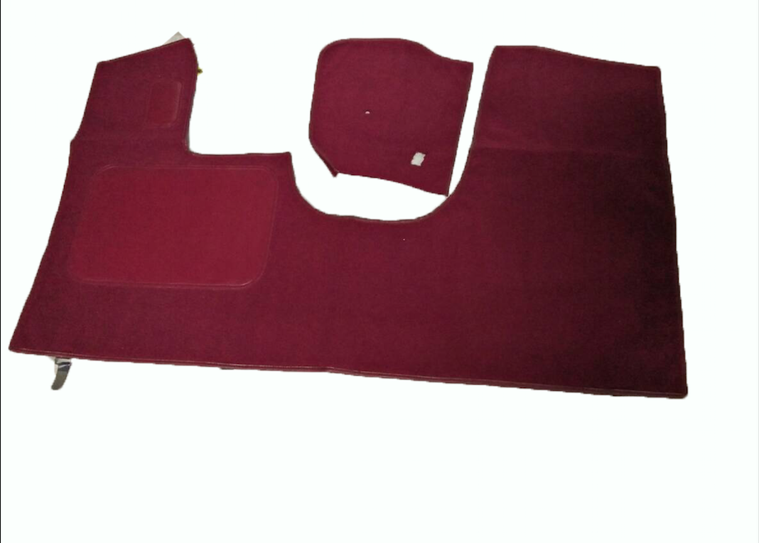 Front carpet red without foam Citroën ID/DS