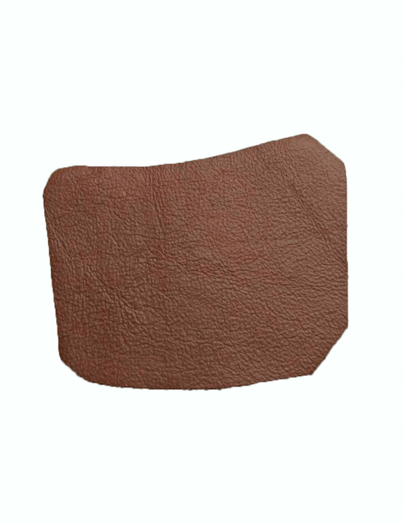 Centre pillar trimming lower part brown leather L Citroën ID/DS