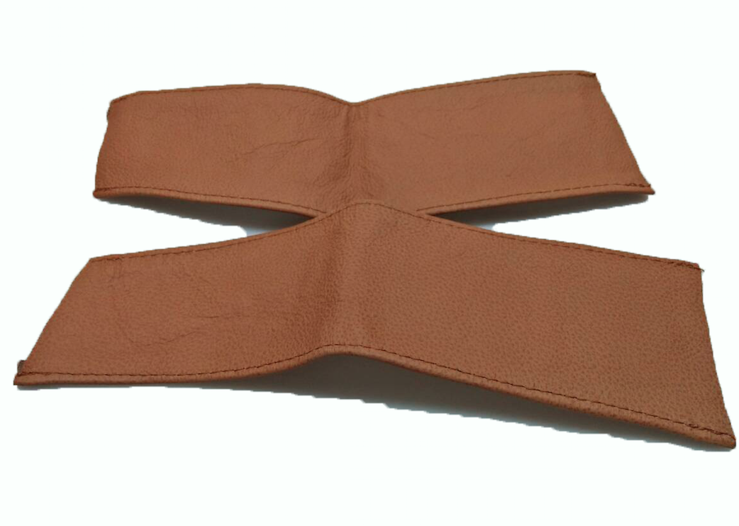 Handle on centre pillar in light brown leather Citroën ID/DS