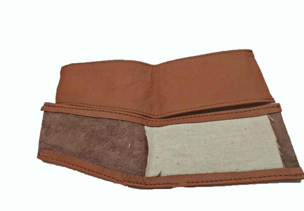 Handle on centre pillar in light brown leather Citroën ID/DS